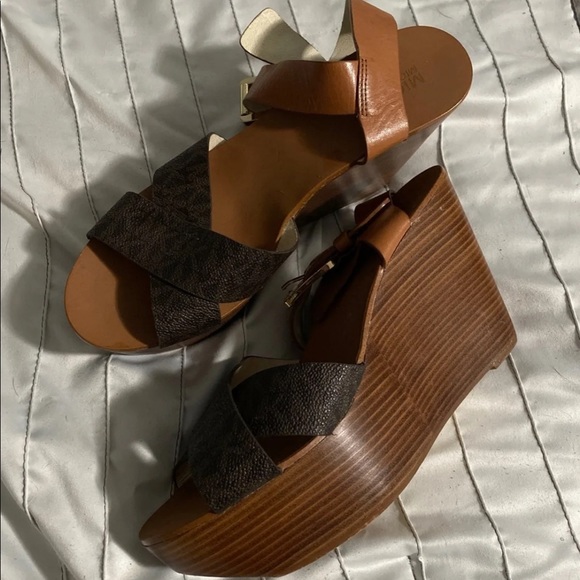 Michael Kors Wedge Sandals (7) - Picture 1 of 6
